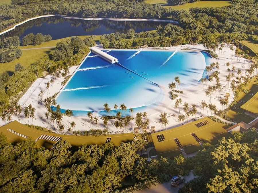 Inaugurada a primeira piscina brasileira de ondas no interior de SP