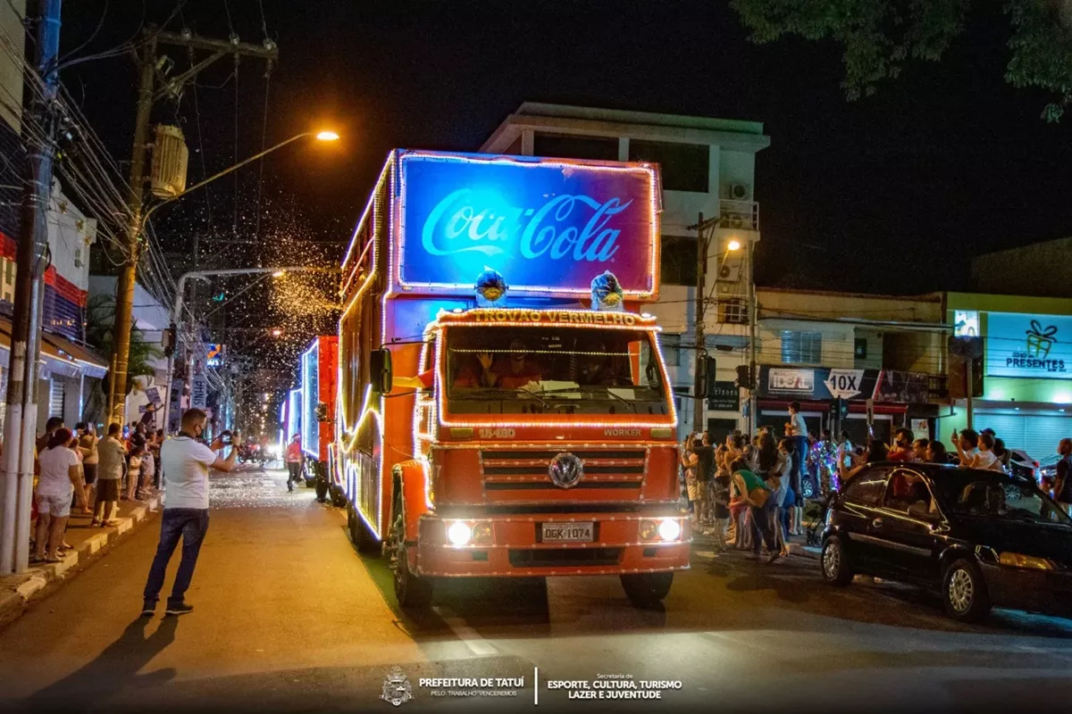Tatuí recebe a Caravana de Natal da Coca-Cola nesta quinta (9)!