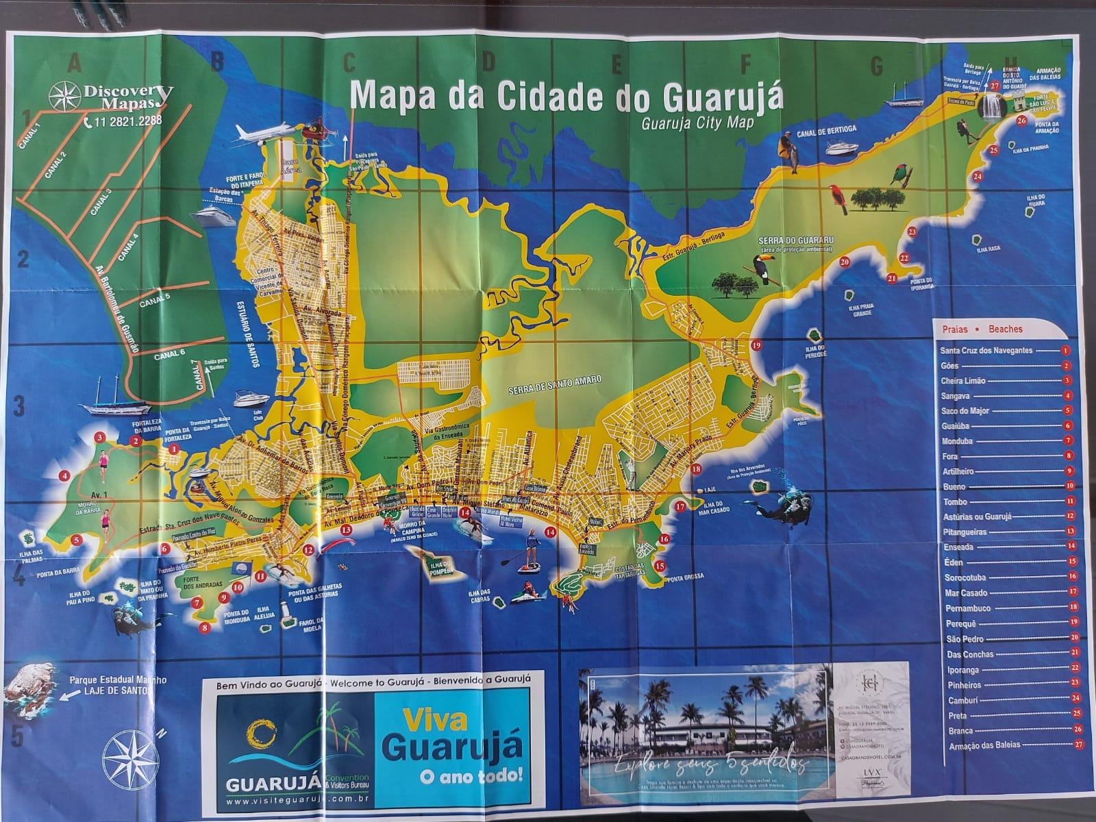 Conheça as 27 Praias do Guarujá Litoral Sul de SP