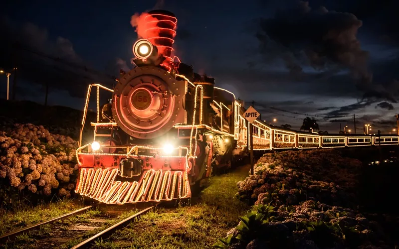 Este ano o Trem iluminado irá passar por Araraquara e região!