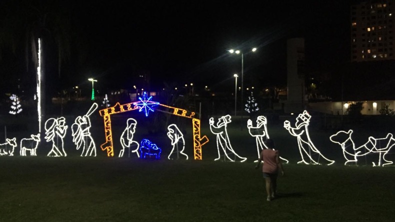 Primeiras luzes de Natal em Indaiatuba já estão acessas!