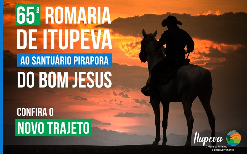Confira o trajeto da 65º Romaria de Itupeva à Pirapora em 2022!