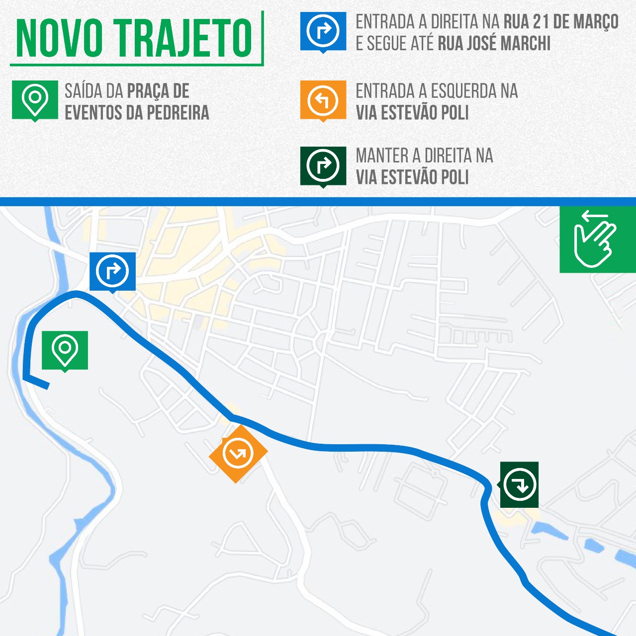 Confira o trajeto da 65º Romaria de Itupeva à Pirapora em 2022!