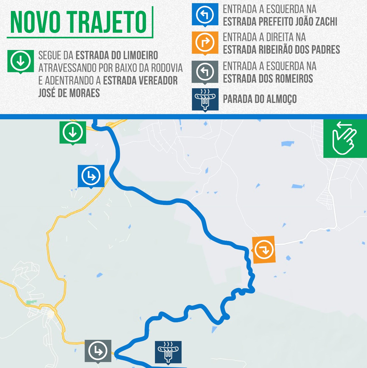 Confira o trajeto da 65º Romaria de Itupeva à Pirapora em 2022!