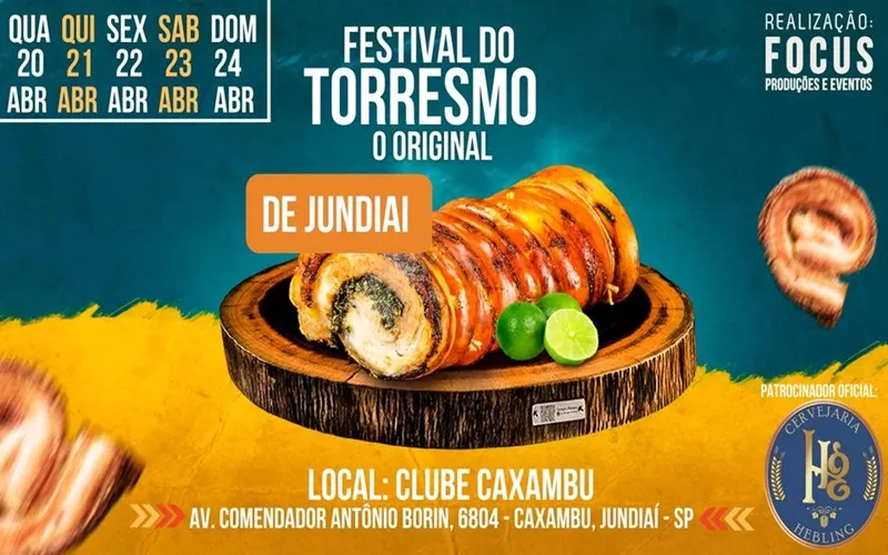Nesta quarta em Jundiaí! 3ª edição do Festival do Torresmo Original vai começar!