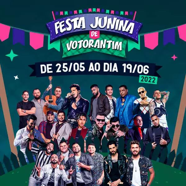 Começou a Festa Junina de Votorantim no Interior de SP