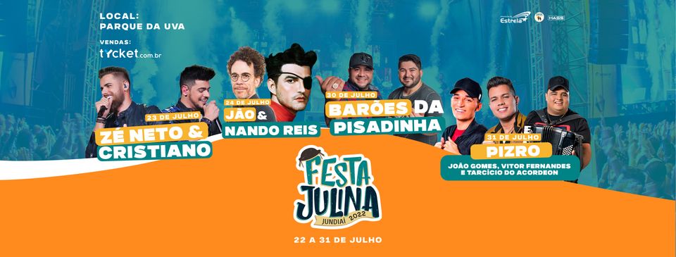 Confira as Atrações da Festa Julina de Jundiaí