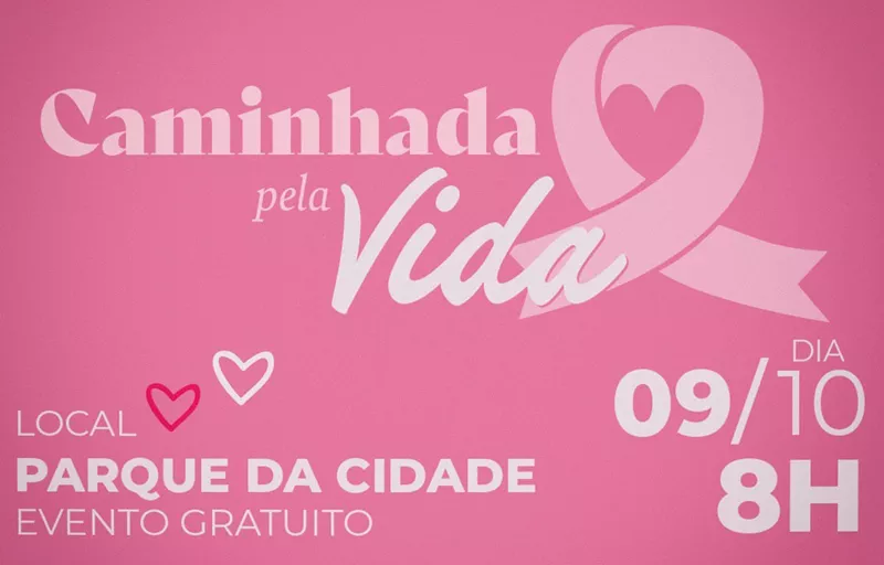 Jundiaí - ‘Caminhada pela Vida’ em prevenção ao câncer de mama!