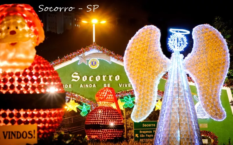 As cidades mais decoradas para o Natal no interior de São Paulo