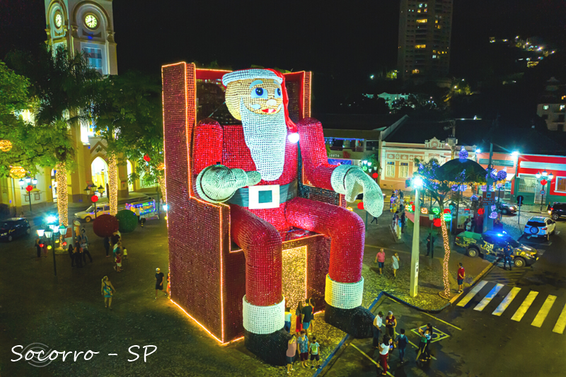 As cidades mais decoradas para o Natal no interior de São Paulo