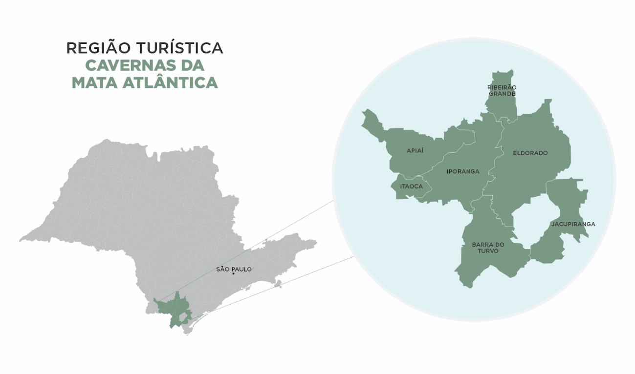 Conheça a Região Turística Cavernas da Mata Atlântica no Estado de SP