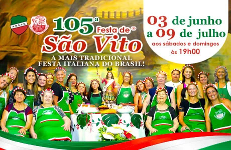 Celebre a cultura italiana no 105º Festival de São Vito, no Brás!