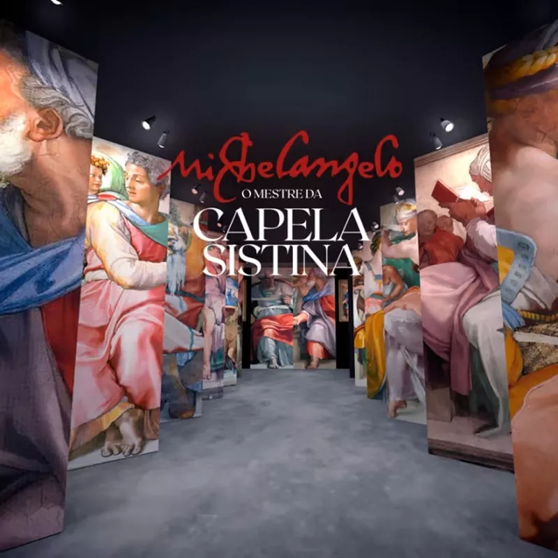 Exposição ‘Michelangelo: O Mestre da Capela Sistina’ encerra no dia 25 de junho!