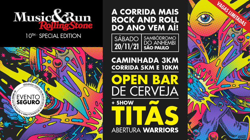 Rolling Stone Music & Run 2021 Acontece dia 20 de Novembro