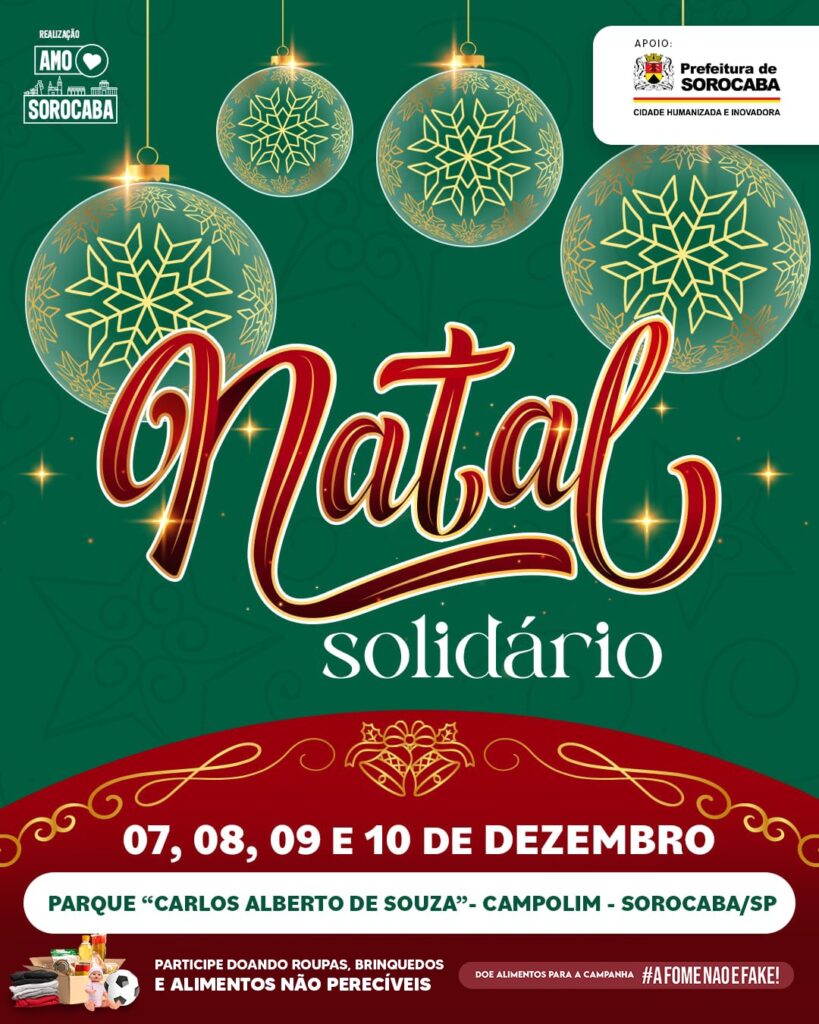 Sorocaba Natal Solidário: Programação Especial no Campolim