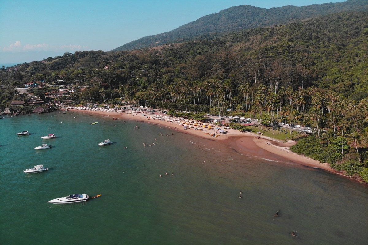 Praia do Pequeá em Ilhabela
