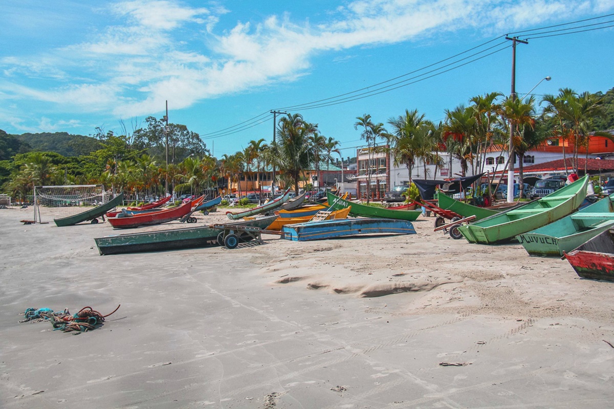 Praia do Perequê em Guarujá