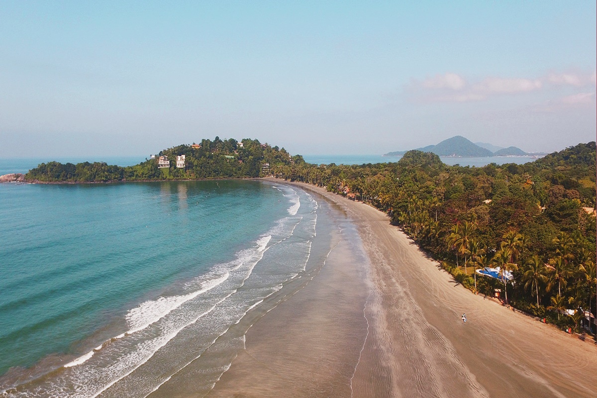 Praia de Itaguaíba em Guarujá