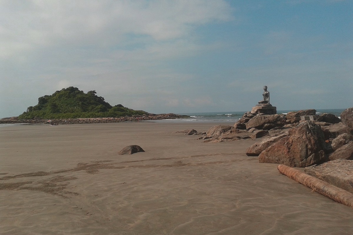 Praia da Saudade em Itanhaém
