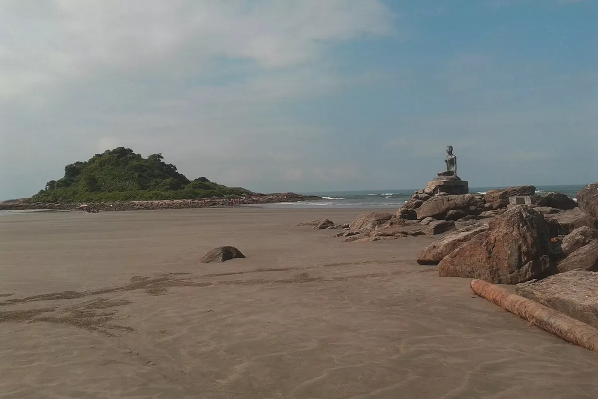 Praia da Saudade em Itanhaém
