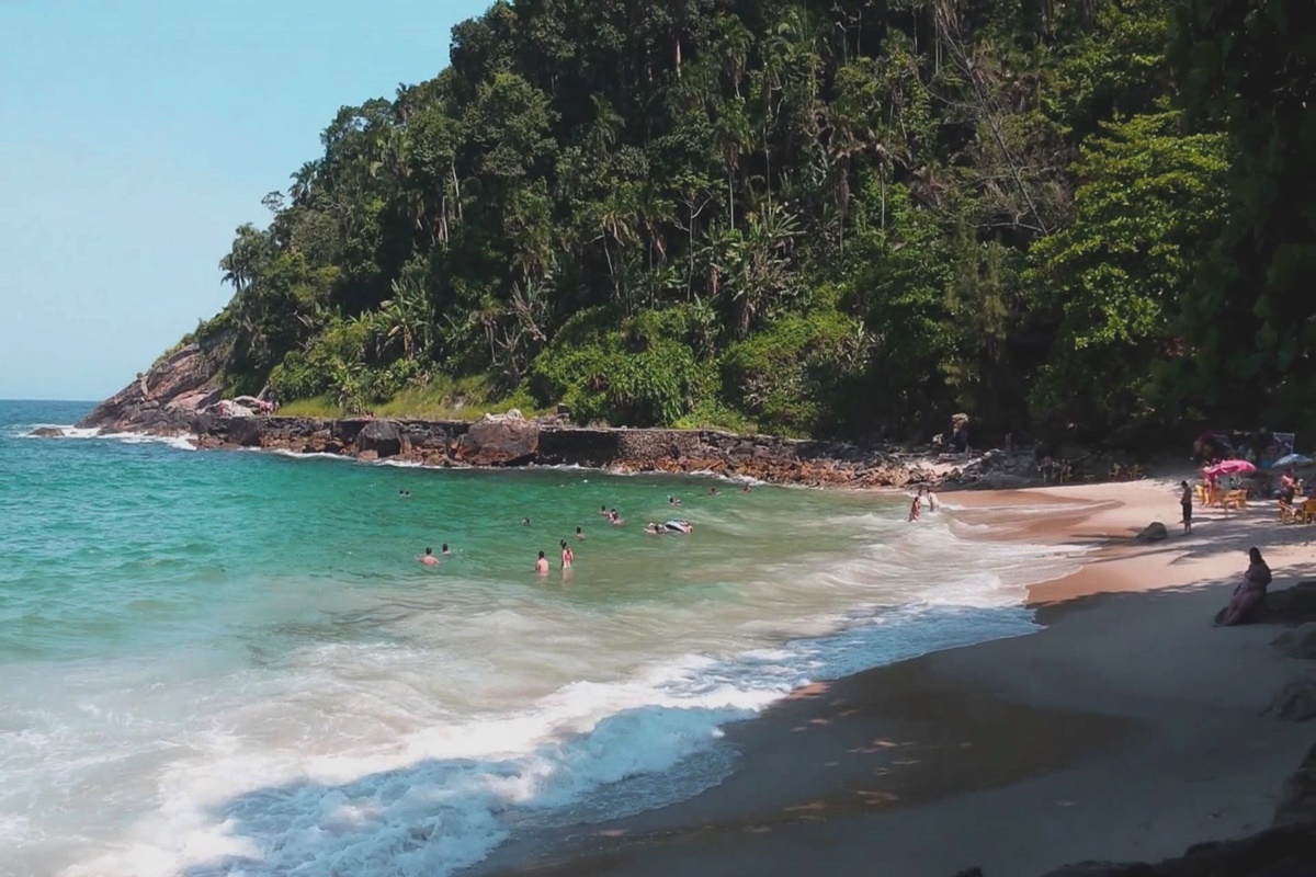 Praia de Fora em Guarujá