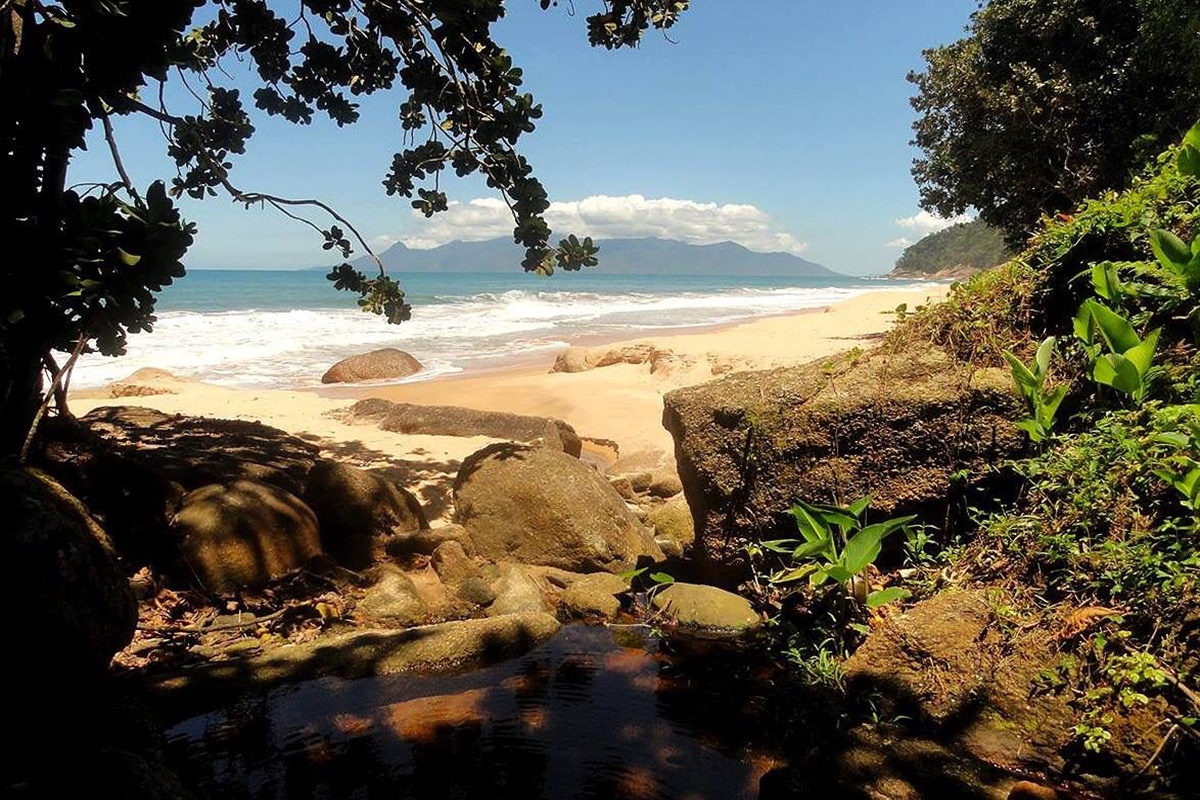 Praia Brava do Frade em Ubatuba