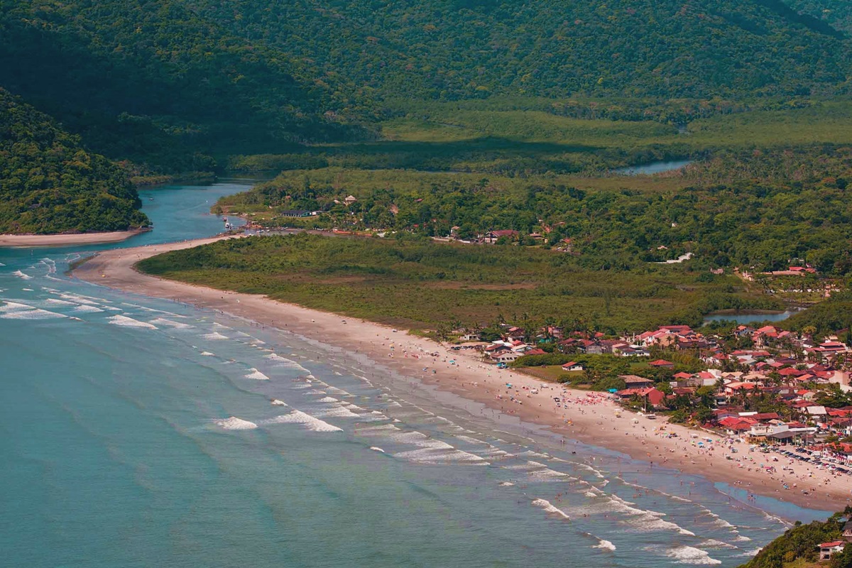 Praia do Arpoador em Peruíbe
