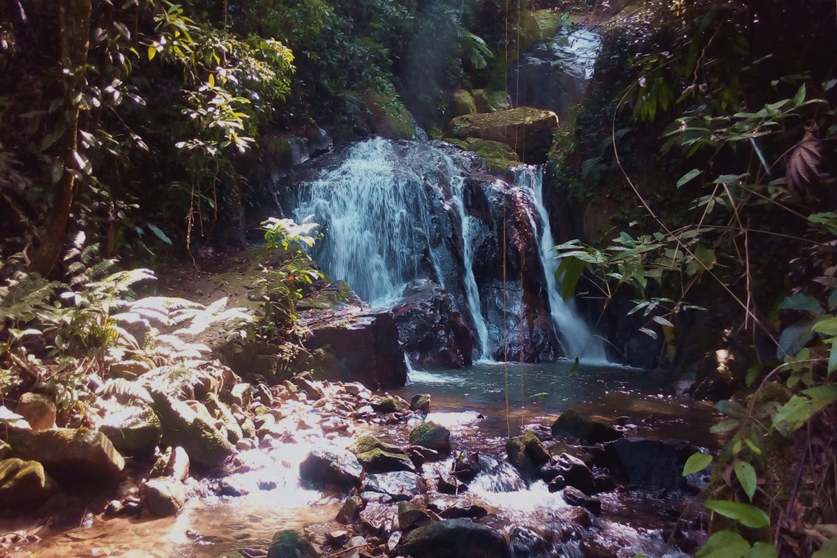 Trilha da Cachoeira da Usina em Pedro de Toledo - SP