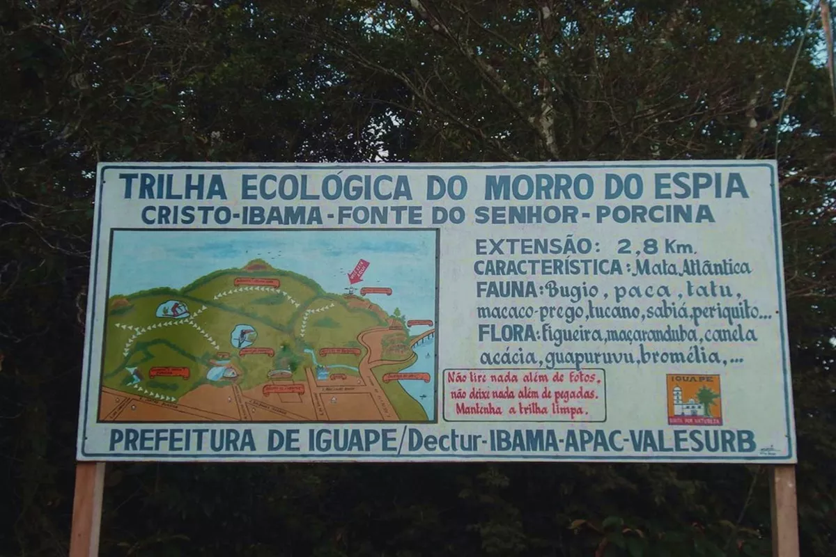 Trilha Morro do Espia em Iguape