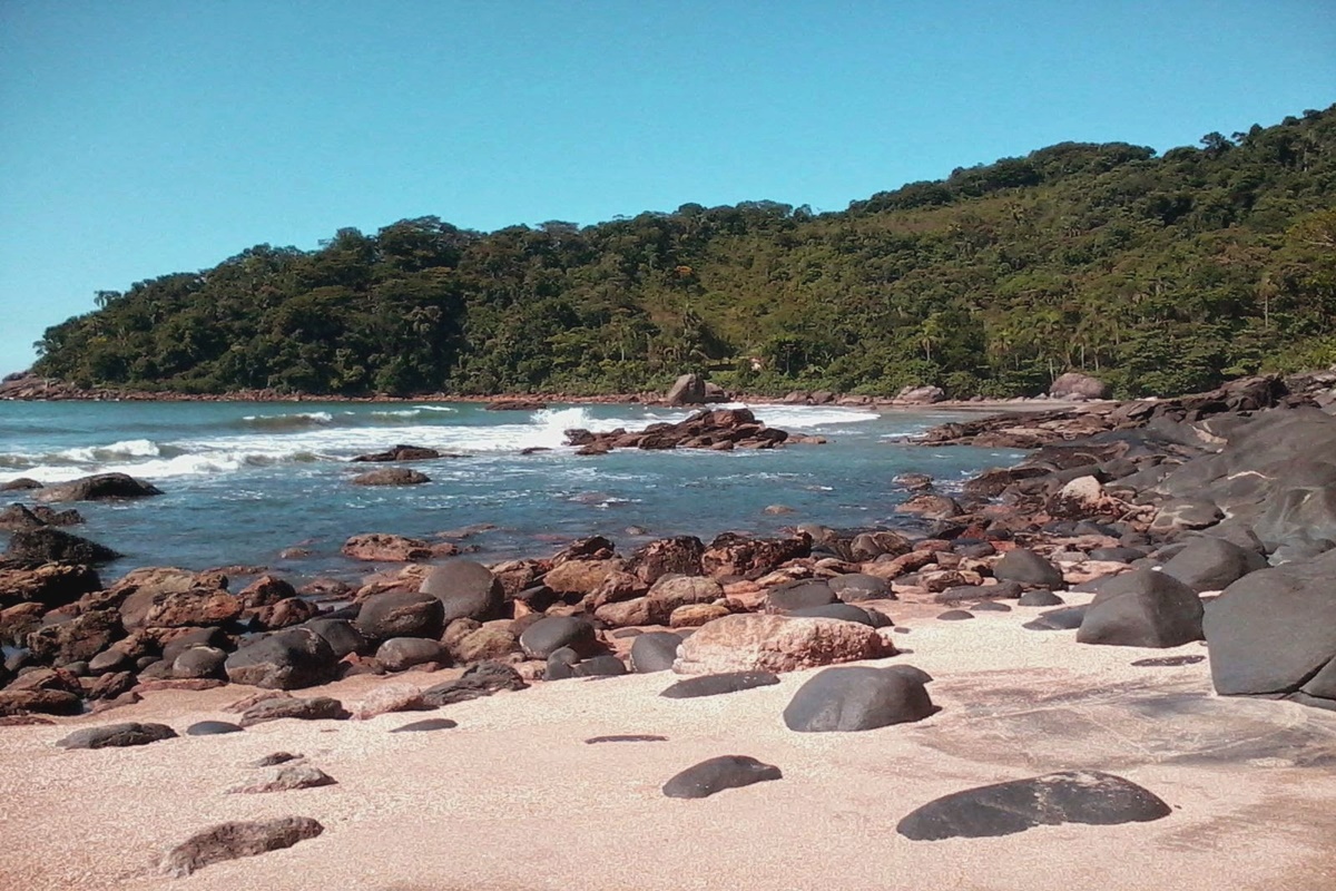 Praia Branca em Bertioga - SP