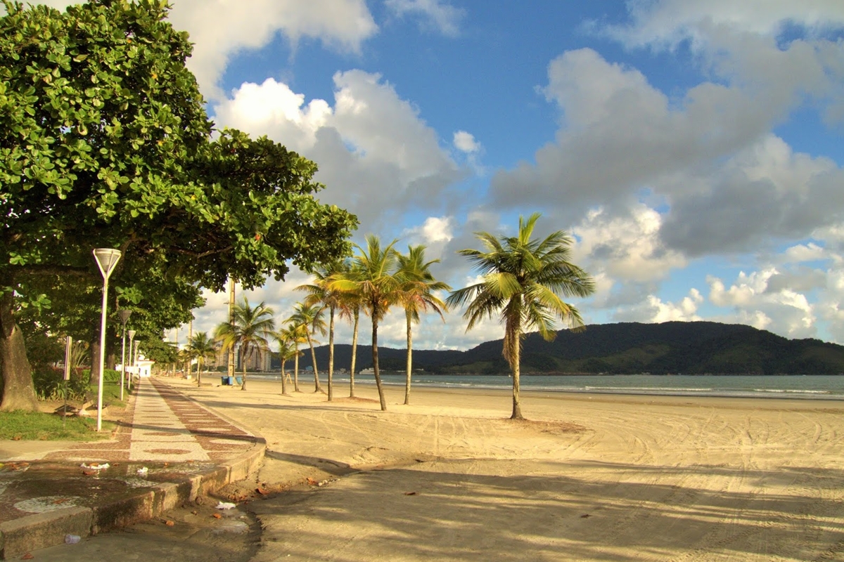 Praia de Aparecida em Santos