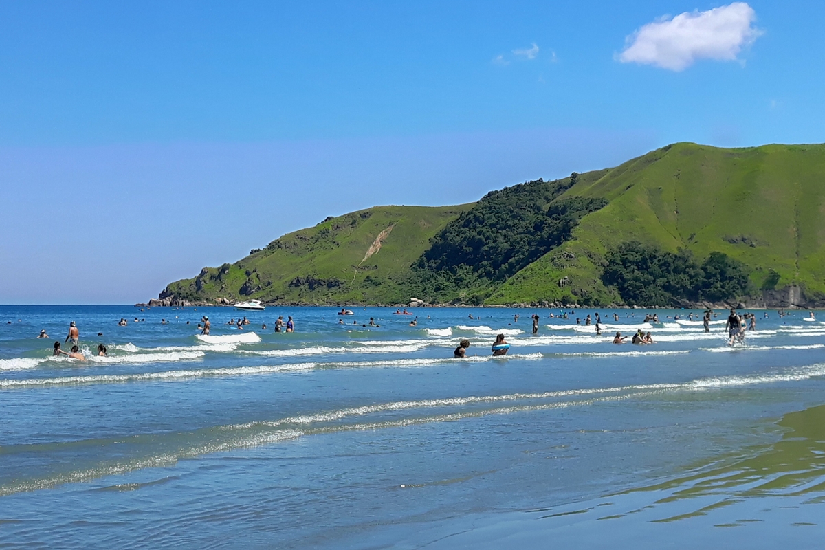 Praia Baraqueçaba em São Sebastião